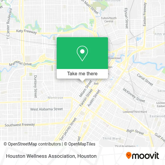 Houston Wellness Association map
