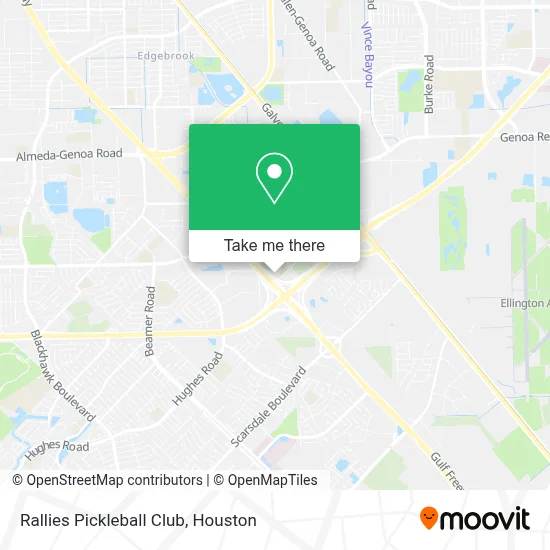 Rallies Pickleball Club map