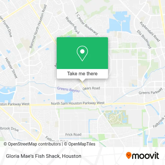 Gloria Mae's Fish Shack map