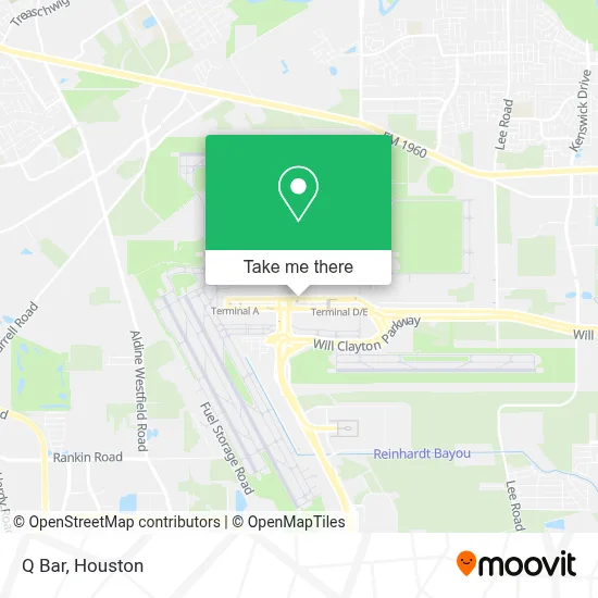 Q Bar map