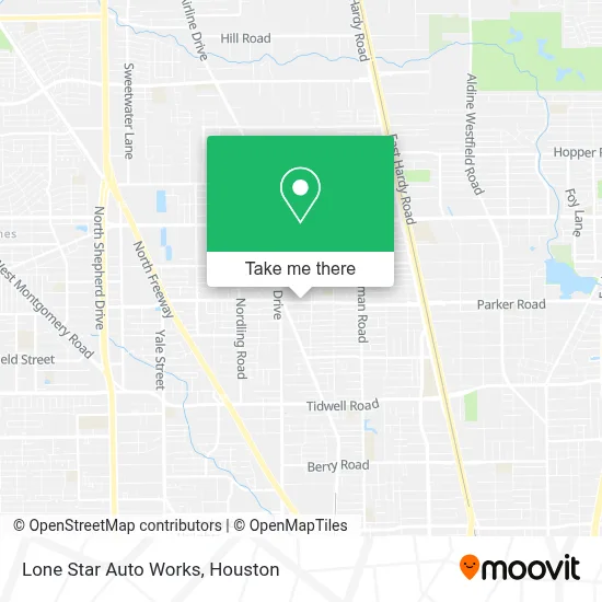 Lone Star Auto Works map