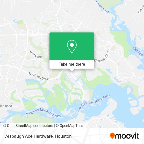 Alspaugh Ace Hardware map