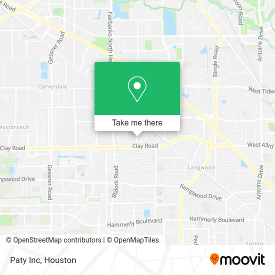 Paty Inc map