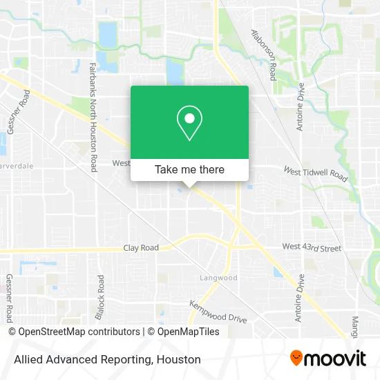 Allied Advanced Reporting map