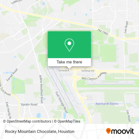 Rocky Mountain Chocolate map