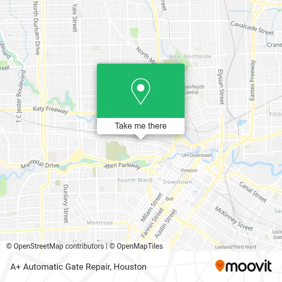 A+ Automatic Gate Repair map