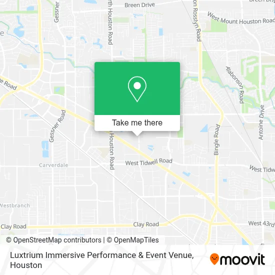 Luxtrium Immersive Performance & Event Venue map