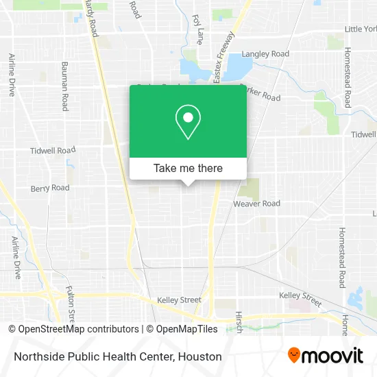 Northside Public Health Center map
