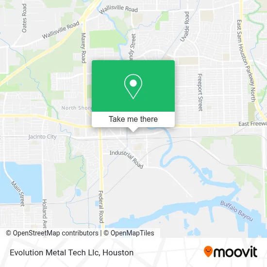 Evolution Metal Tech Llc map