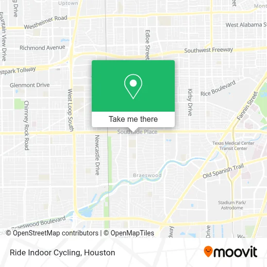 Ride Indoor Cycling map