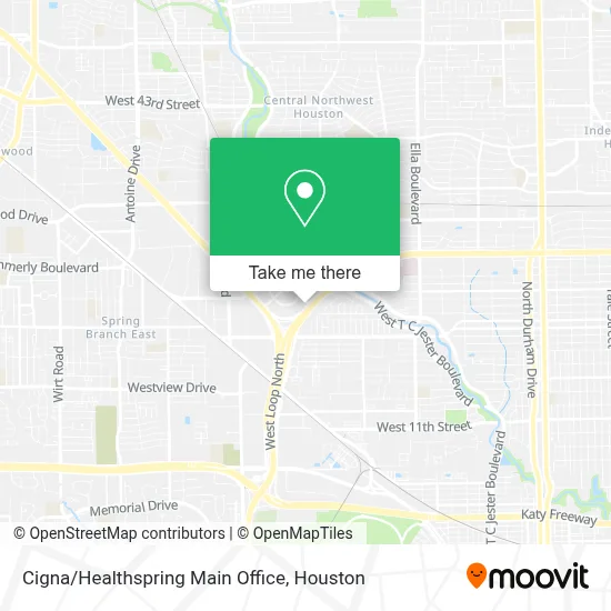 Cigna/Healthspring Main Office map