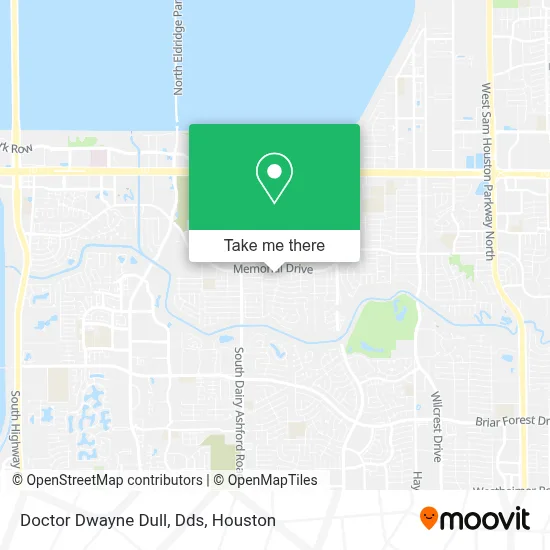 Doctor Dwayne Dull, Dds map