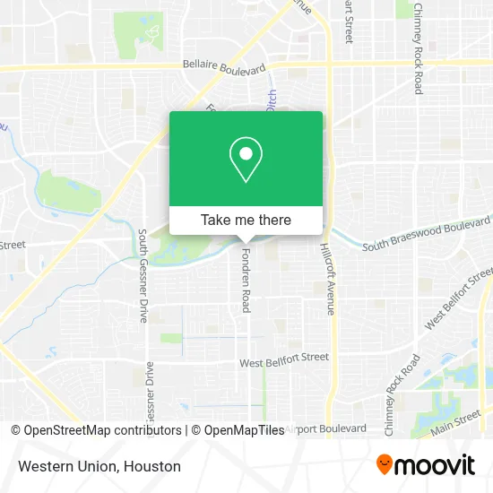 Western Union map