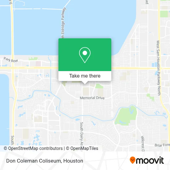 Don Coleman Coliseum map
