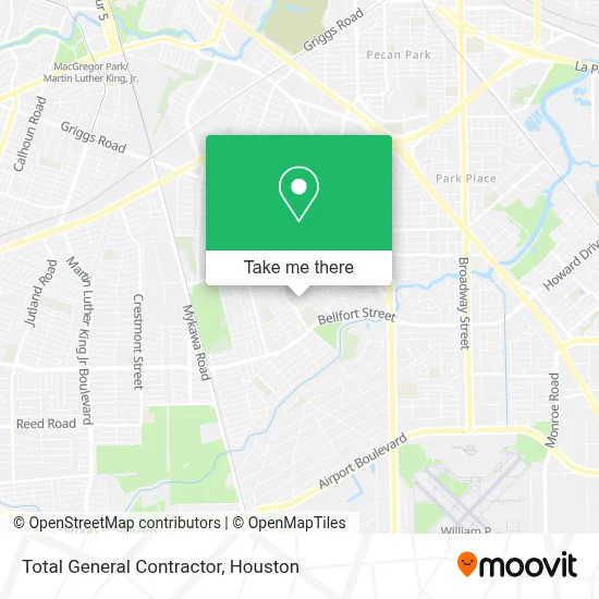 Total General Contractor map
