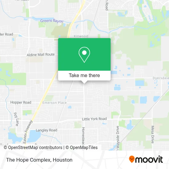 The Hope Complex map