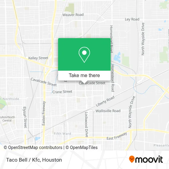 Taco Bell / Kfc map