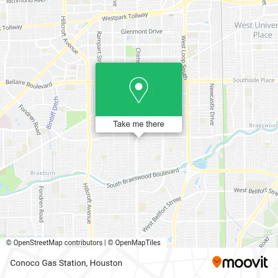 Conoco Gas Station map
