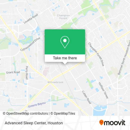 Advanced Sleep Center map