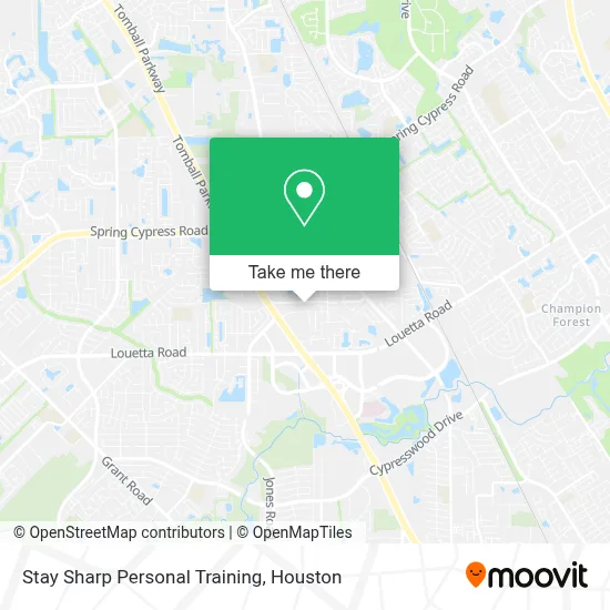 Stay Sharp Personal Training map