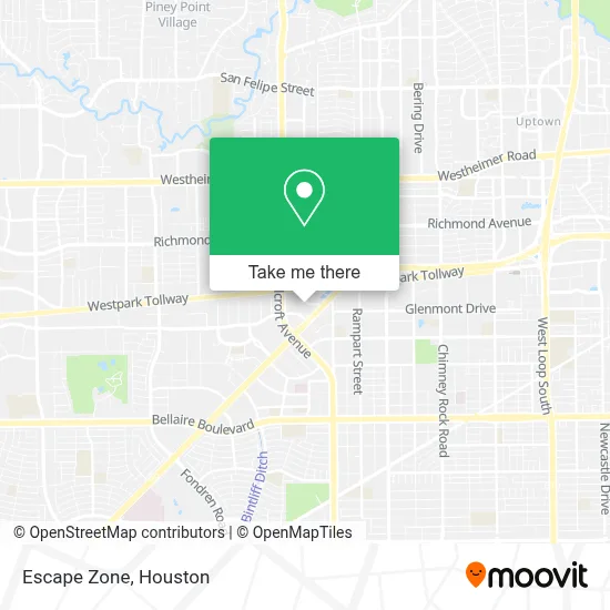 Escape Zone map