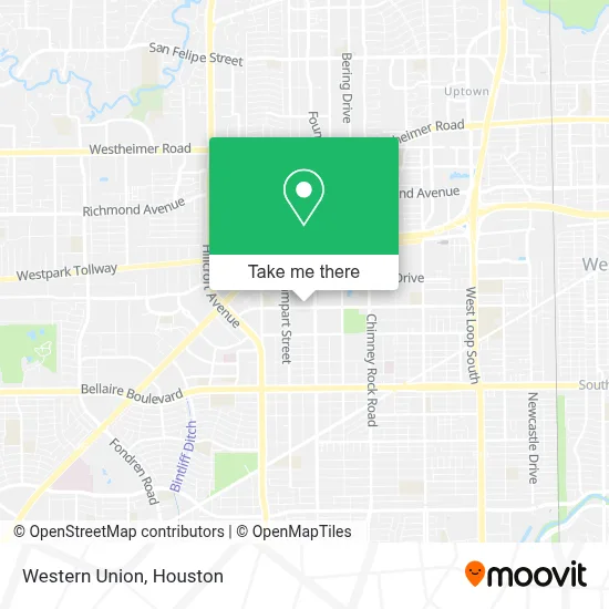 Western Union map