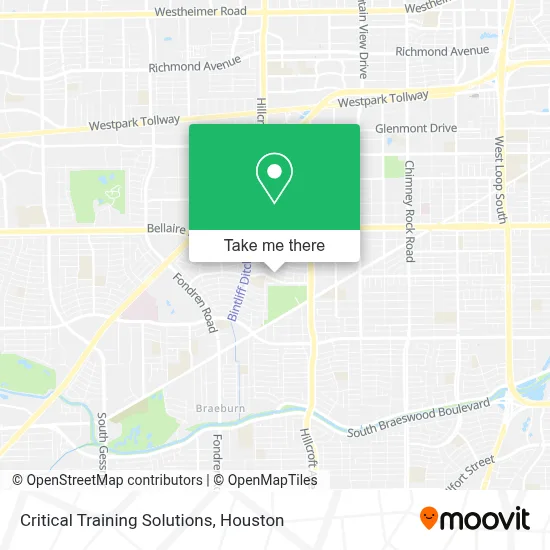 Critical Training Solutions map