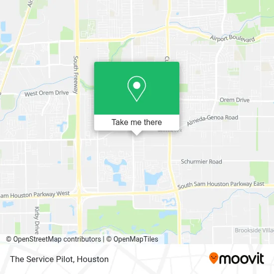 The Service Pilot map