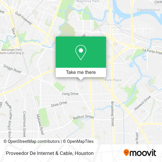 Proveedor De Internet & Cable map