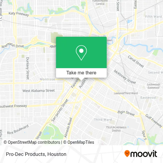 Pro-Dec Products map