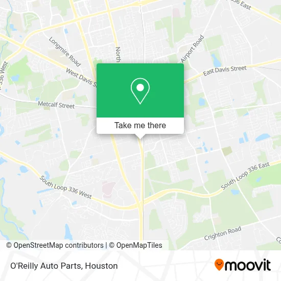 O'Reilly Auto Parts map