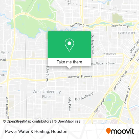 Power Water & Heating map