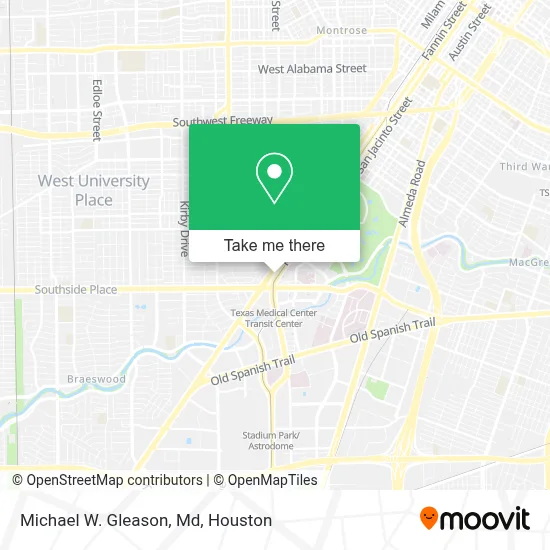 Michael W. Gleason, Md map