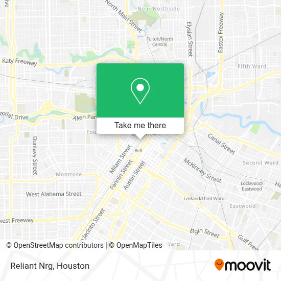 Reliant Nrg map