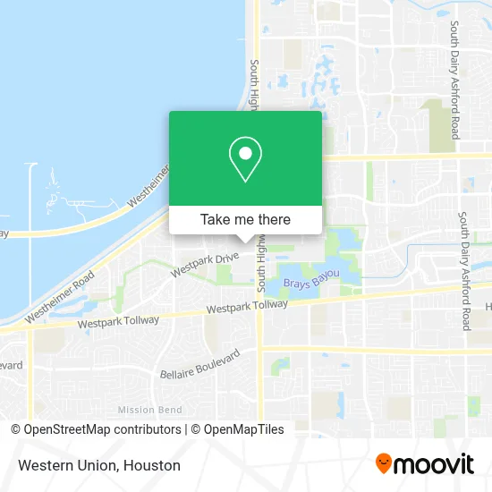 Western Union map