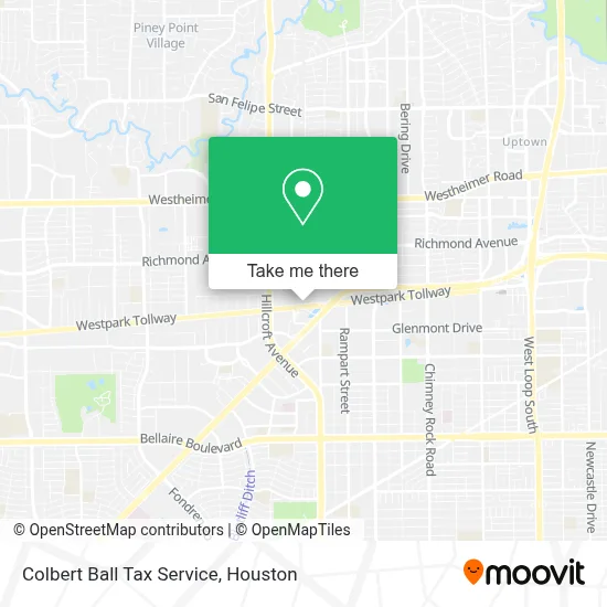 Colbert Ball Tax Service map