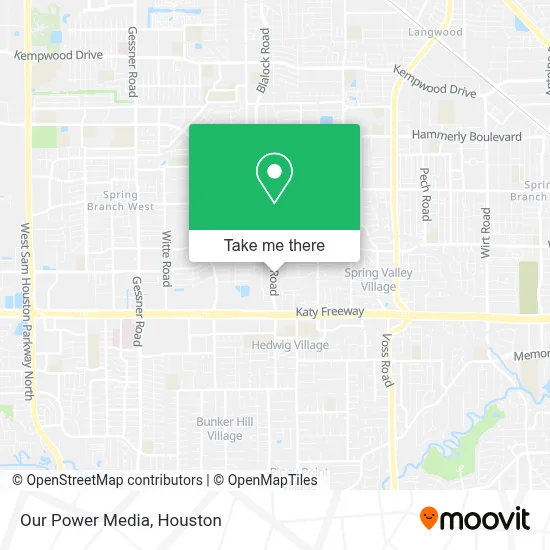 Our Power Media map