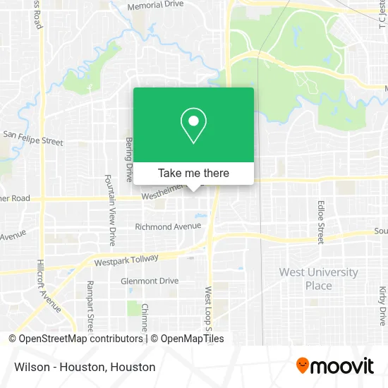Wilson - Houston map