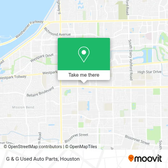 G & G Used Auto Parts map