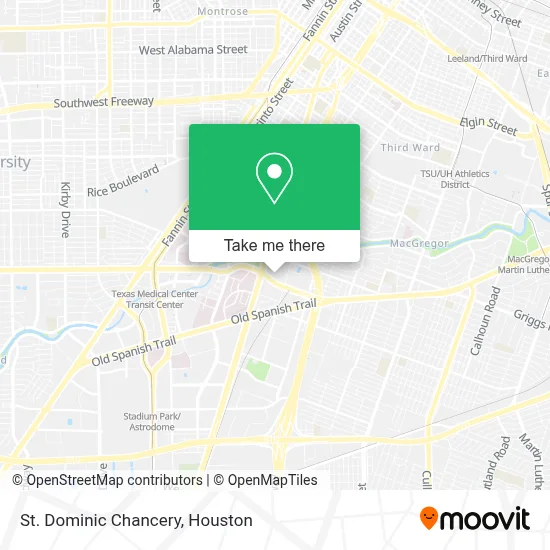 St. Dominic Chancery map