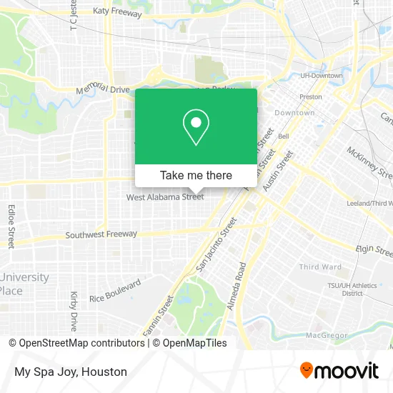 My Spa Joy map