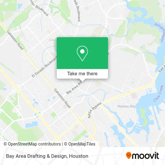 Bay Area Drafting & Design map