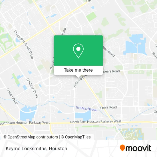Keyme Locksmiths map