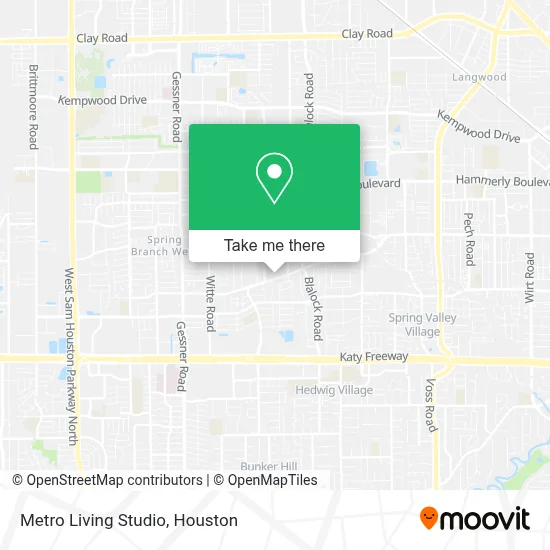 Metro Living Studio map