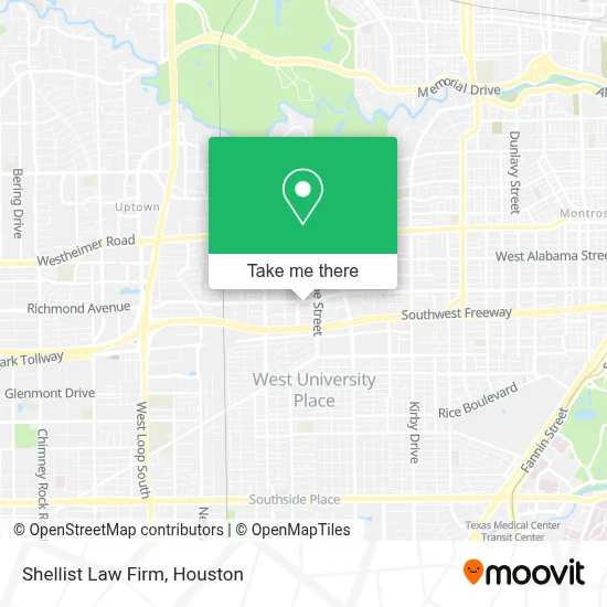 Shellist Law Firm map