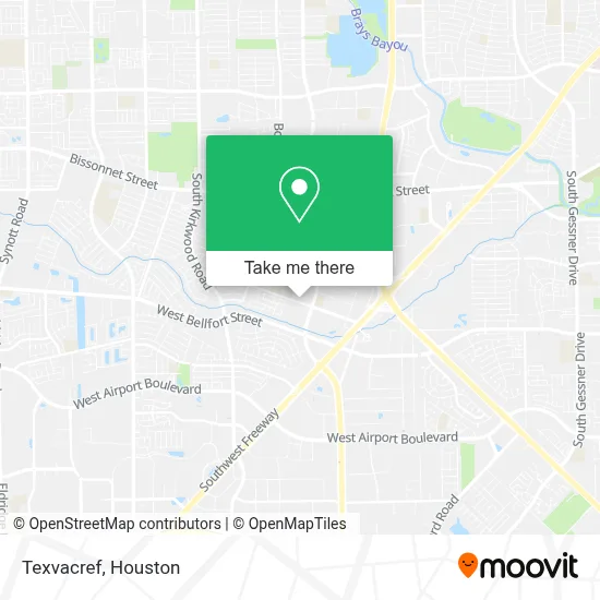Texvacref map