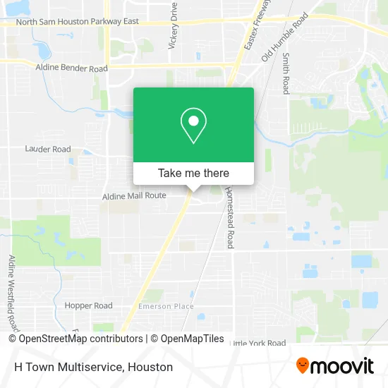 H Town Multiservice map