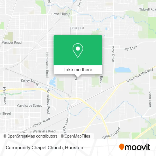Community Chapel Church map