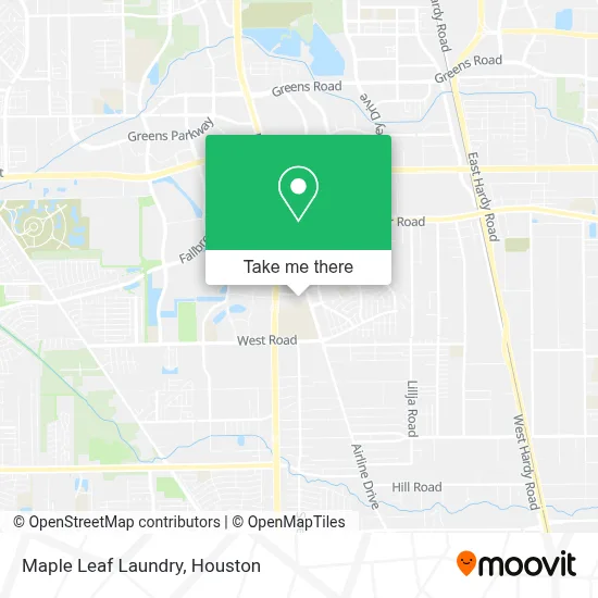 Maple Leaf Laundry map