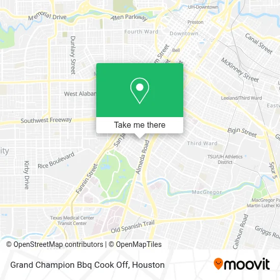 Grand Champion Bbq Cook Off map